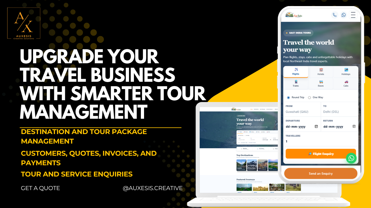 Tour and Travel website thumbnail