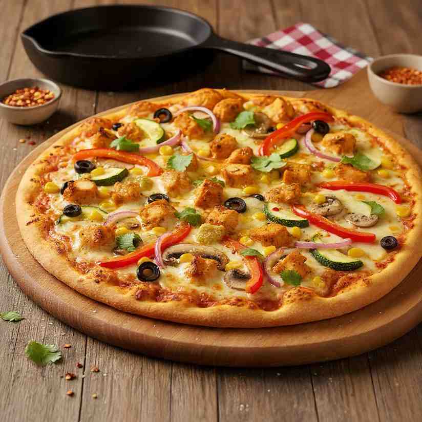 MALAI  Chicken Pizza