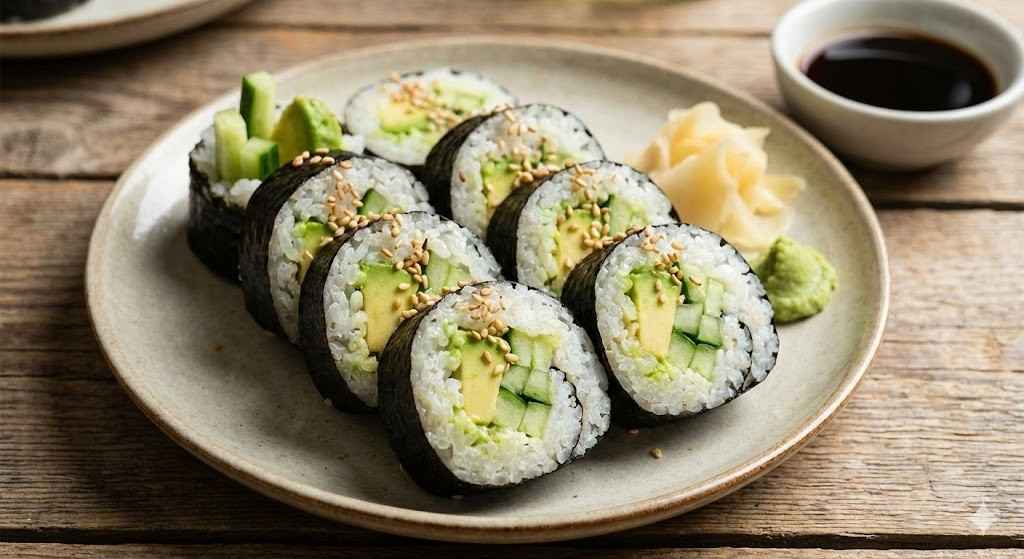 Avocado &amp; Cucumber Sushi