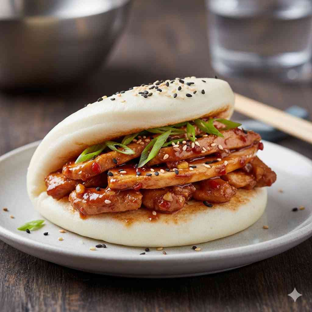 Korean Bulgogi Chicken Bao